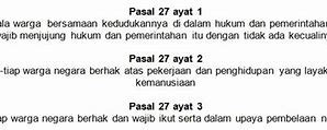 Isi Pasal 31 Ayat 2 Adalah Tentang Kewajiban Untuk